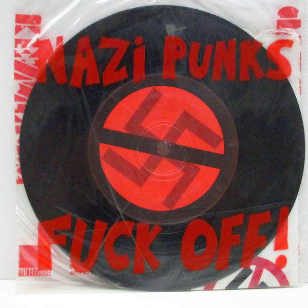 DEAD KENNEDYS (デッド・ケネディーズ)  - Nazi Punks - Fuck Off (US '90s Reissue 7"+Arm-band, Red Printed Plastic CVR)
