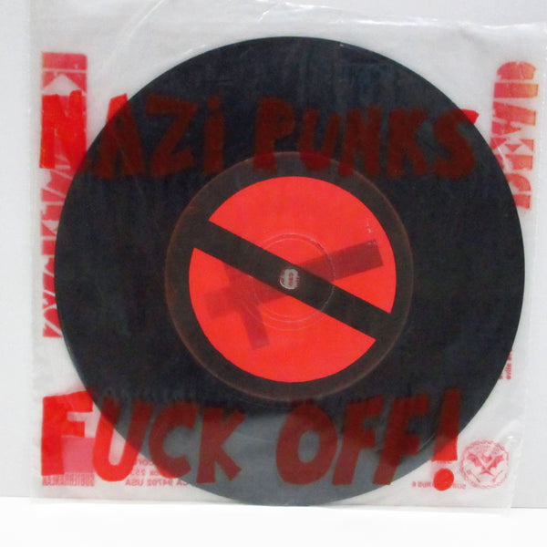 DEAD KENNEDYS (デッド・ケネディーズ)  - Nazi Punks - Fuck Off (US '90s Reissue 7"+Red Printed Plastic CVR)