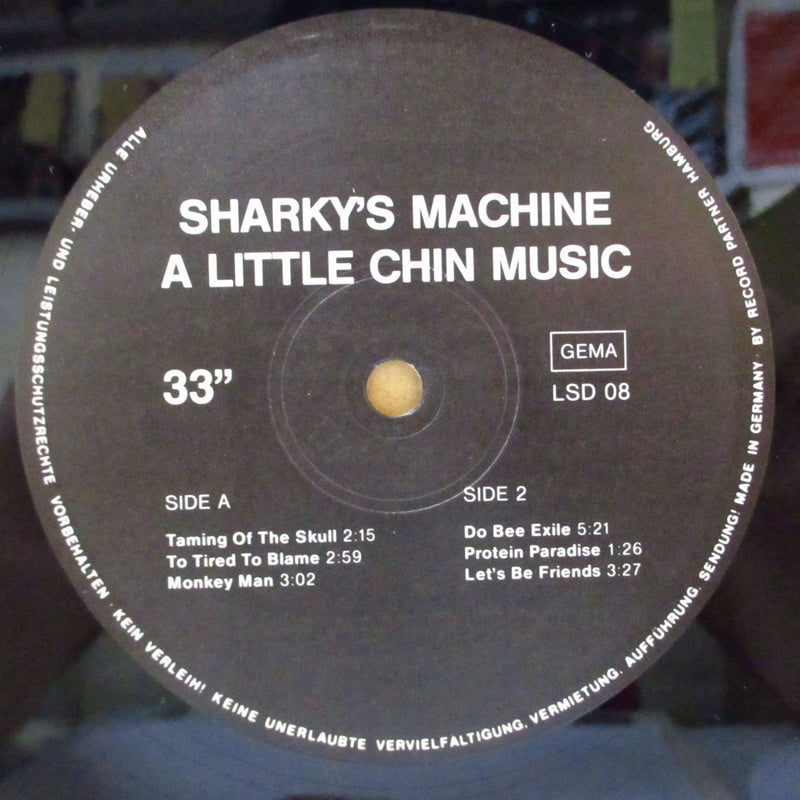 SHARKY'S MACHINE (シャーキーズ・マシーン)  - A Little Chin Music (German Orig.LP+Insert)