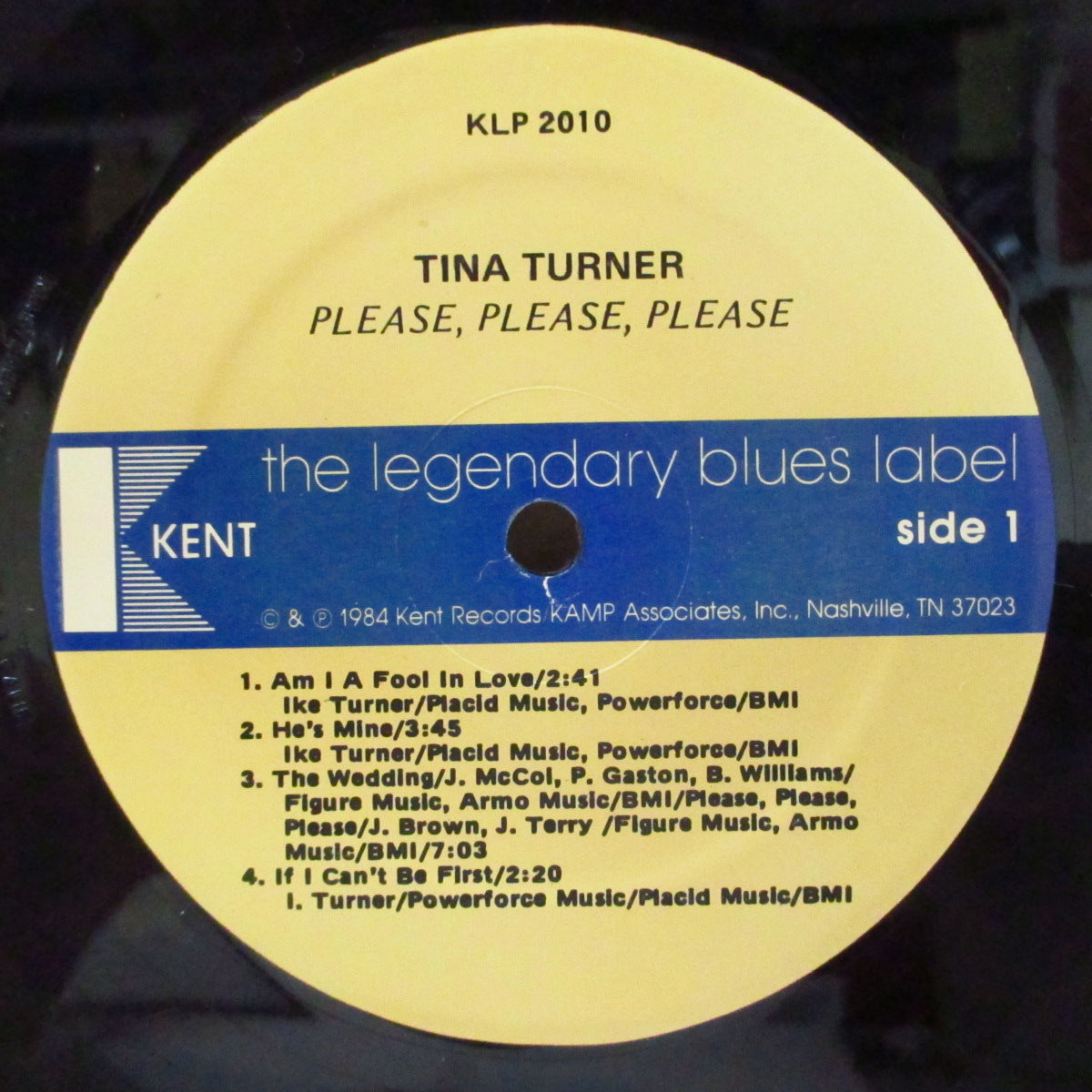 TINA TURNER with Ike Turner and The Ikettes (ティナ・ターナー ウィズ・アイク・ターナー＆ アイケッツ)  - Please, Please, Please ! (US '84 再発 LP)