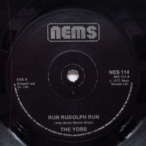 YOBS, THE (ザ・ヨブス) - Run Rudolph Run (UK オリジナル 7"+PS)