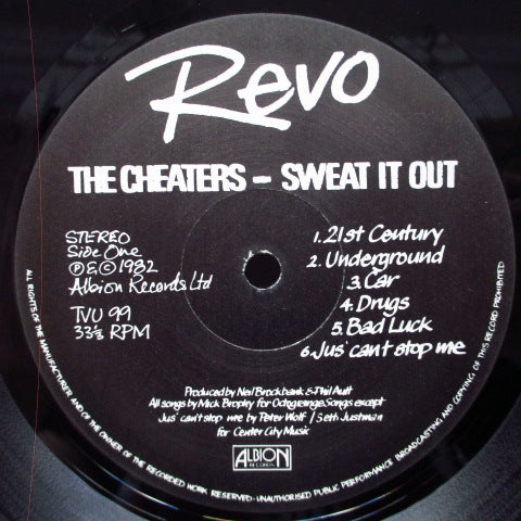 CHEATERS, THE (チーターズ)  - Sweat It Out (UK オリジナル LP+12")