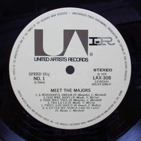 MAJORS (メジャーズ)  - Meet The Majors (Japan Reissue Stereo LP)