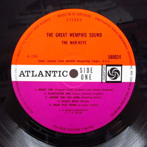 MAR-KEYS - The Great Memphis Sound (UK Orig.STEREO/CS)