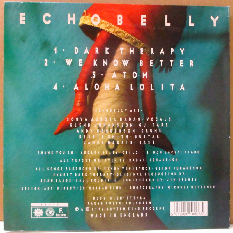 ECHOBELLY (エコーベリー)  - Dark Therapy (UK Ltd.Blue Vinyl 7"/GS)
