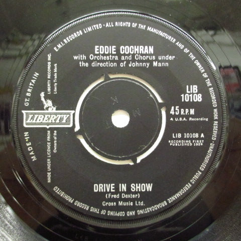 EDDIE COCHRAN - Drive In Show (UK Orig)