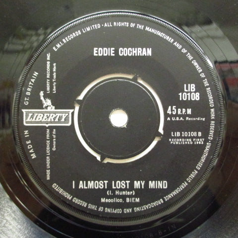 EDDIE COCHRAN - Drive In Show (UK Orig)