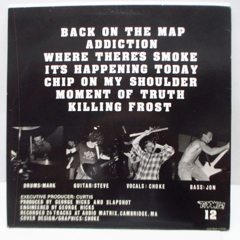 SLAPSHOT - Back On The Map (US Re LP/Red Lbl.)