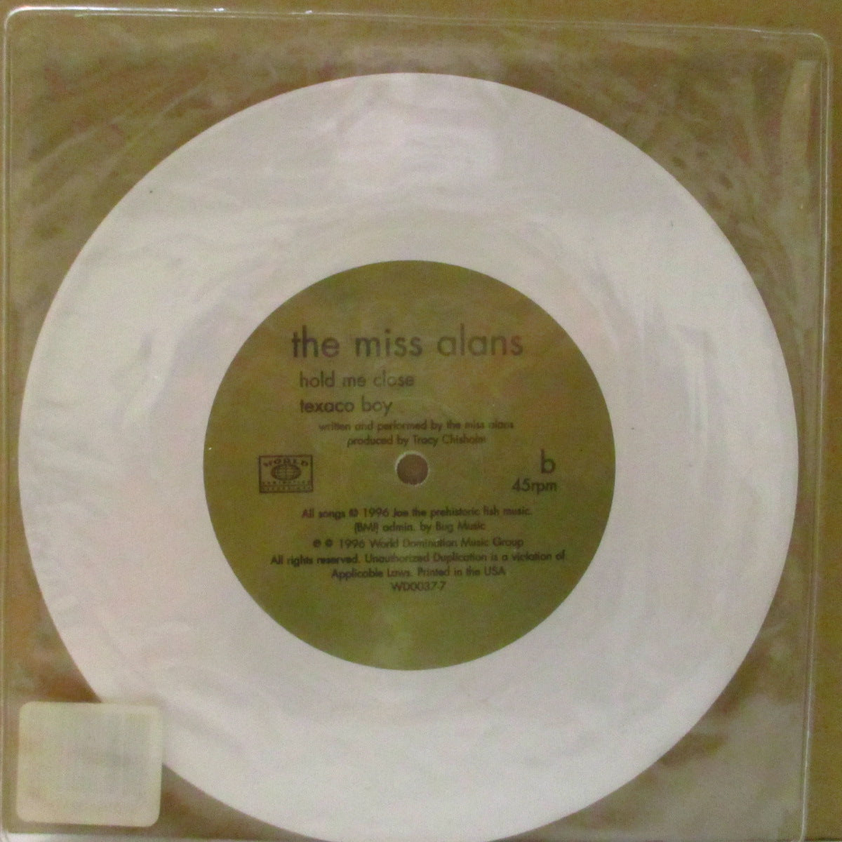 MISS ALANS, THE - Sparkler Queen (UK Ltd.White Vinyl 7")