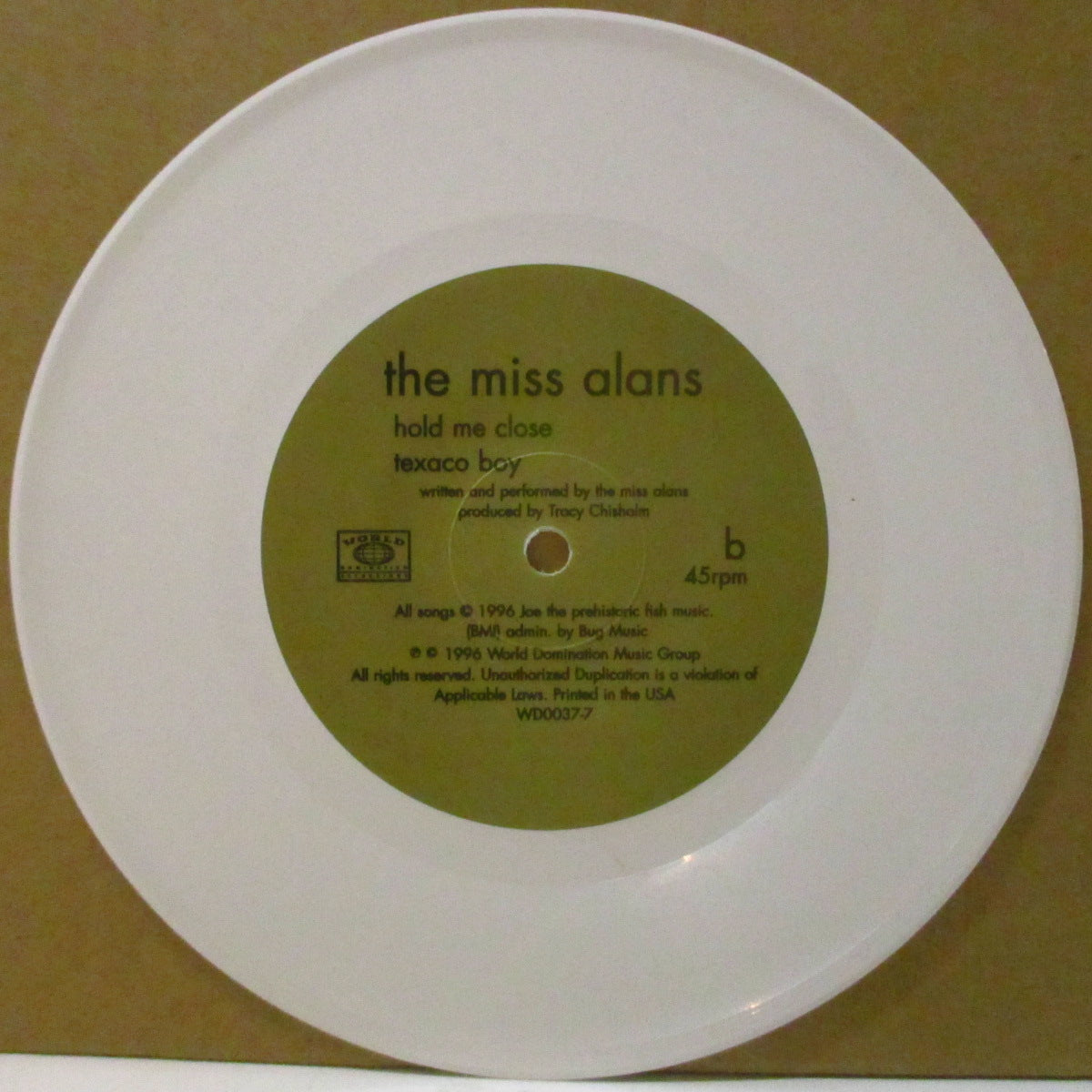 MISS ALANS, THE - Sparkler Queen (UK Ltd.White Vinyl 7")