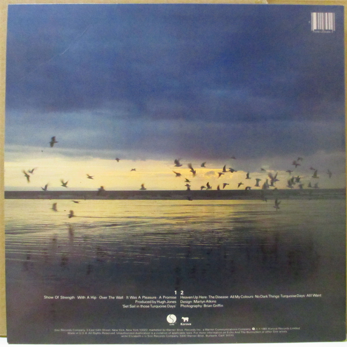 ECHO u0026 THE BUNNYMEN (エコー＆ザ・バニーメン) - Heaven Up Here (US オリジナル LP/No Inner)
