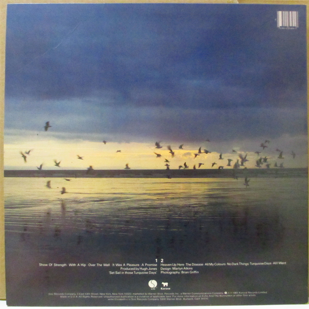 ECHO & THE BUNNYMEN (エコー＆ザ・バニーメン)  - Heaven And The Here (US Orig.LP/No Inner)