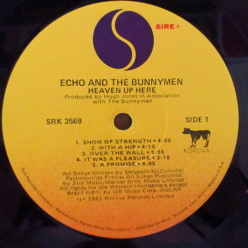 ECHO & THE BUNNYMEN (エコー＆ザ・バニーメン)  - Heaven And The Here (US Orig.LP/No Inner)