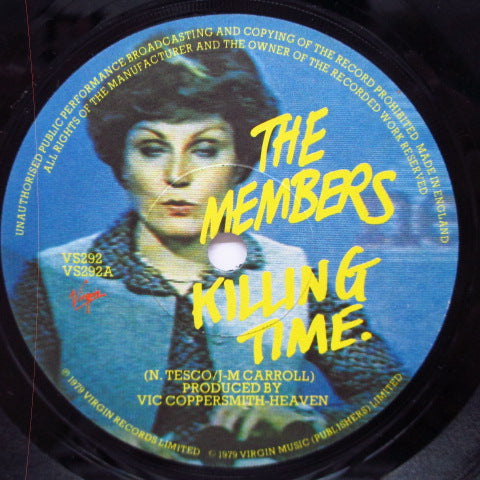 MEMBERS, THE (ザ ・メンバーズ)  - Killing Time / G.L.C. (UK Orig.7")