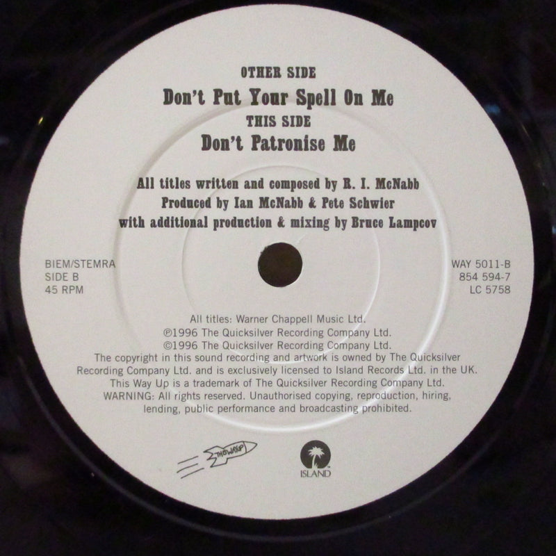 IAN MCNABB - Don't Put On Your Spell On Me (UK 2,000 Ltd RE.7+Numbered PVC)