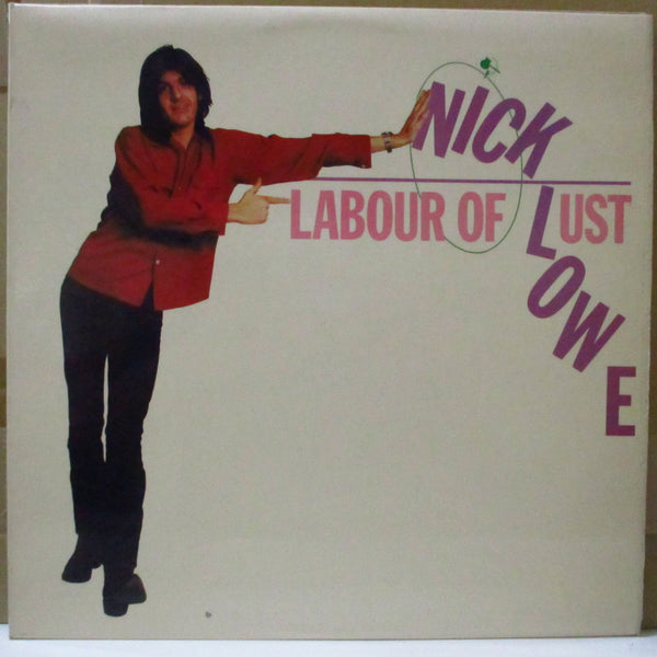 NICK LOWE (ニック・ロウ)  - Labour Of Lust（UK オリジナル LP+インナー/両面コーティングジャケ)