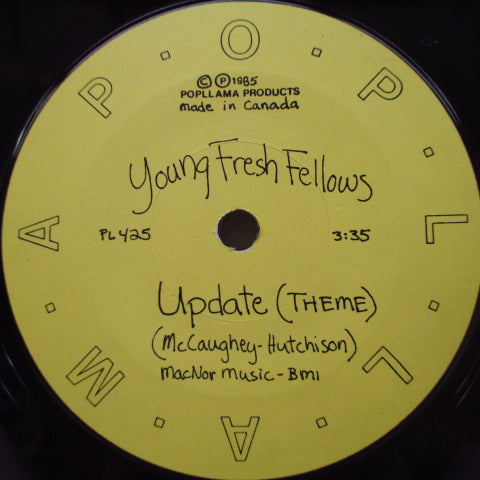 YOUNG FRESH FELLOWS - Update (US Orig.7"/Hand Colored PS)