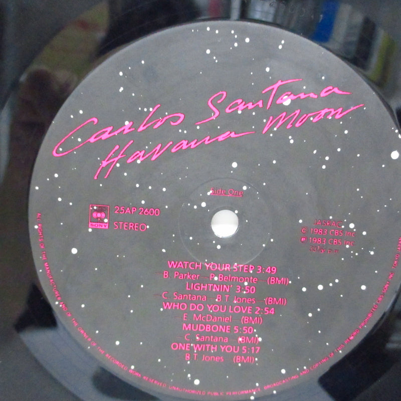 CARLOS SANTANA (カルロス・サンタナ)  - Havana Moon (Japan Orig.LP)