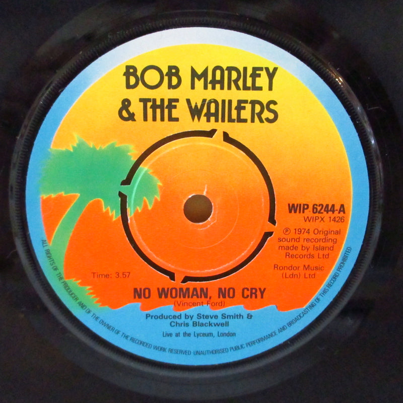BOB MARLEY & THE WAILERS (ボブ・マーリー&ザ・ウェイラーズ)  - No Woman, No Cry (UK '81 再発ラウンドセンター 7")
