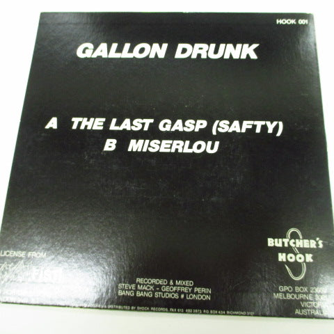 GALLON DRUNK - The Last Gasp (OZ Ltd.Purple Vinyl 7")