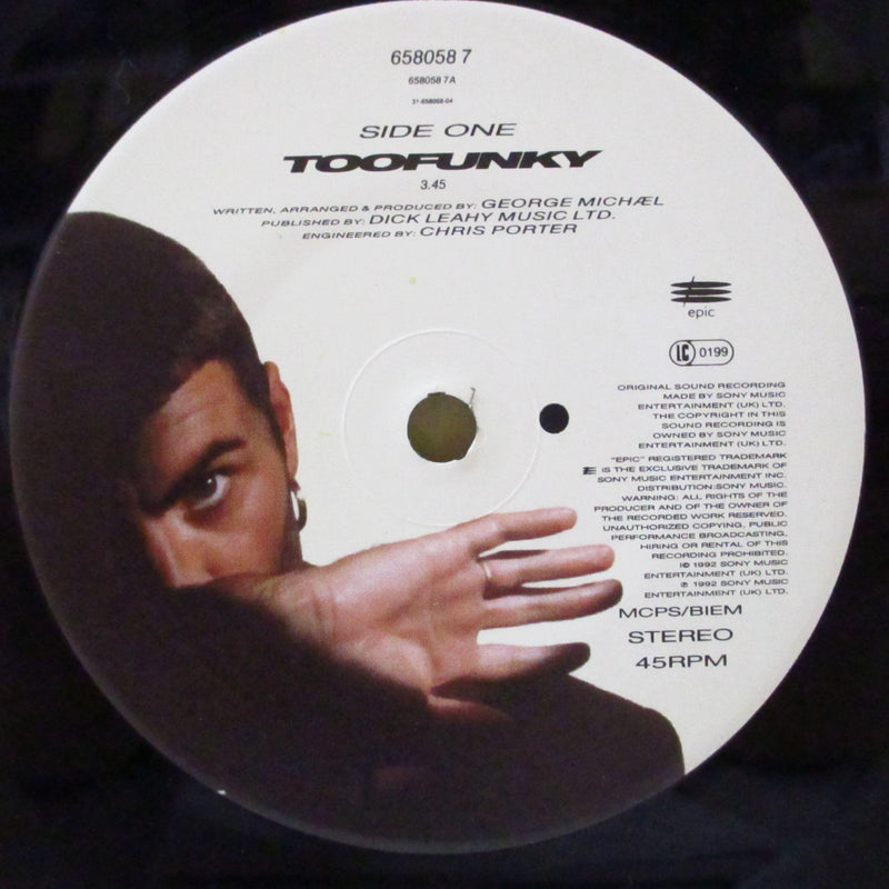 GEORGE MICHAEL (ジョージ・マイケル)  - Too Funky (UK オリジナル 7インチ+光沢ソフト紙ジャケ)