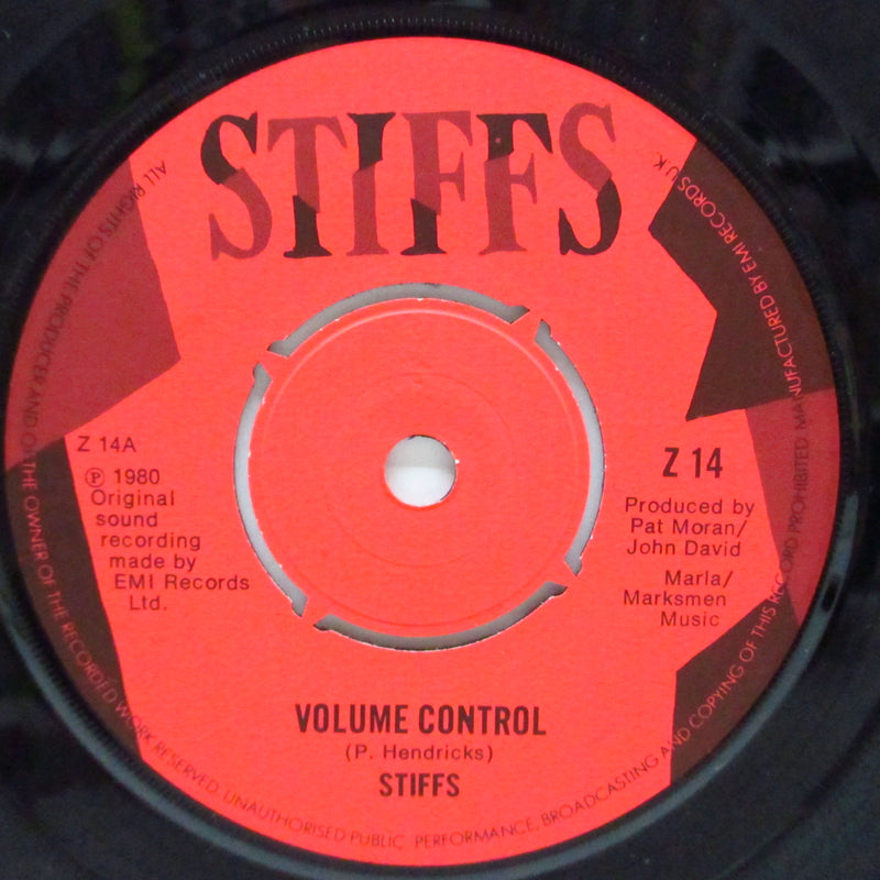 STIFFS, THE (ザ ・スティッフス)  - Volume Control (UK オリジナル 7"+マットソフト紙ジャケ)