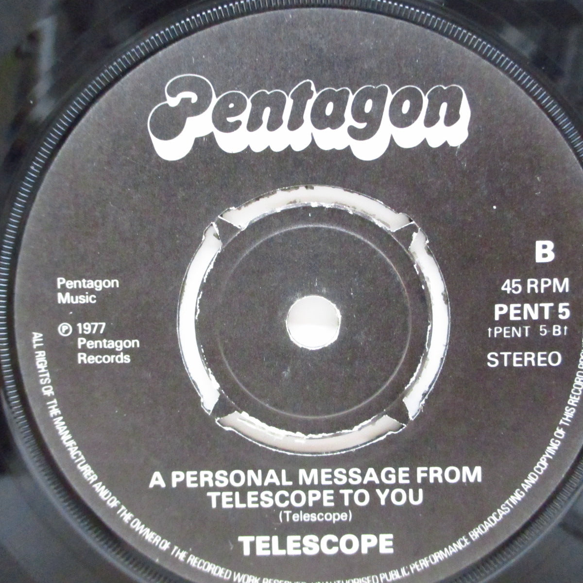 TELESCOPE (テレスコープ)  - Bye Byes Ain't Nice (UK Orig.7")