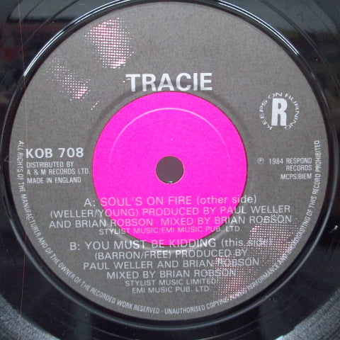 TRACIE - Souls On Fire (UK Orig.7")