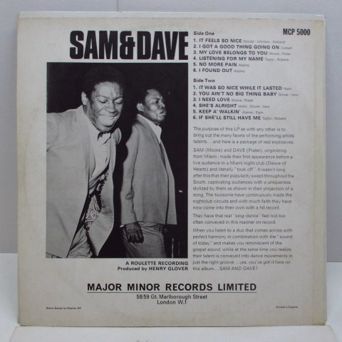 SAM & DAVE - Sam & Dave (UK Orig.)