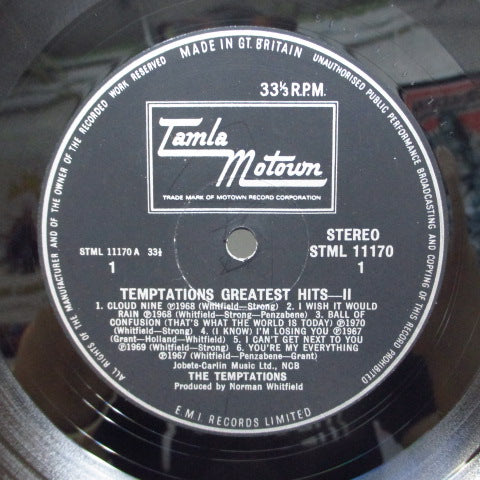 TEMPTATIONS (テンプテーションズ) - Greatest Hits II (UK Orig.STEREO/CFS)