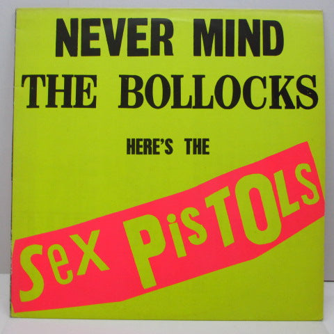SEX PISTOLS - Never Mind The Bollocks (UK 3rd Press LP/Vicious Credit On "EMI"/12 Tracks CVR)
