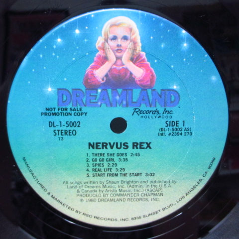 NERVUS REX - S.T. (US Promo Lp/Promo Stamped CVR)