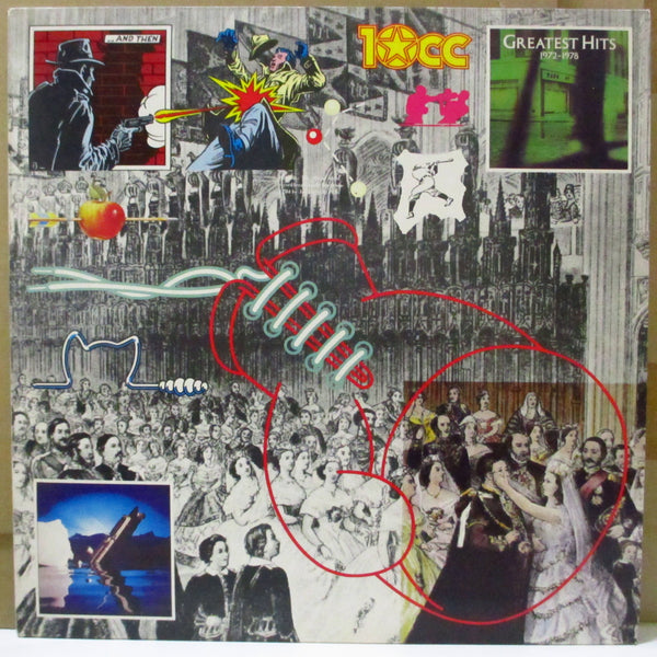 10 CC - Greatest Hits 1972-1978 (UK オリジナル LP+インナー/マットジャケ)