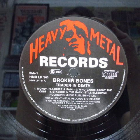 BROKEN BONES (ブロークン・ボーンズ)  - Trader In Death (UK Reissue LP)