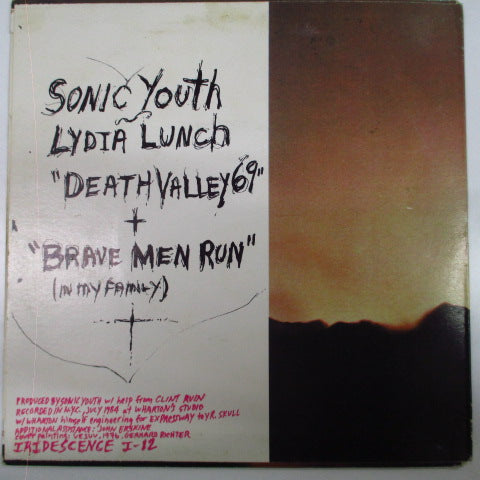 SONIC YOUTH & LYDIA LUNCH (ソニック・ユース & リディア・ランチ)  - Death Valley 69 (US オリジナル 7インチ+光沢固紙ジャケ)