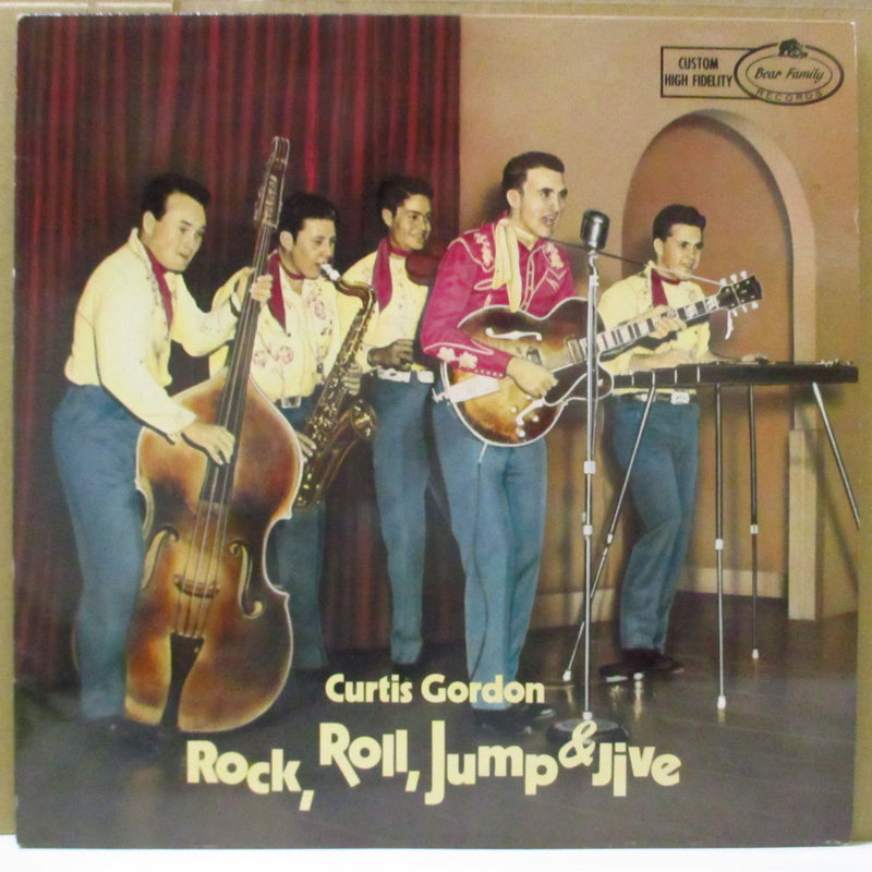 CURTIS GORDON (カーティス・ゴードン)  - Rock, Roll, Jump & Jive (German Orig.LP)