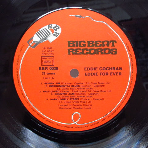 EDDIE COCHRAN (エディ・コクラン)  - Eddie Forever (France Orig.Mono 10")