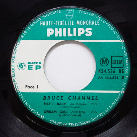 BRUCE CHANNEL - Madisons /Hey! Baby! +3 (French EP)