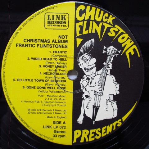 FRANTIC FLINTSTONES (フランティック・フリントストーンズ)  - Not Christmas Album (UK Orig.LP)