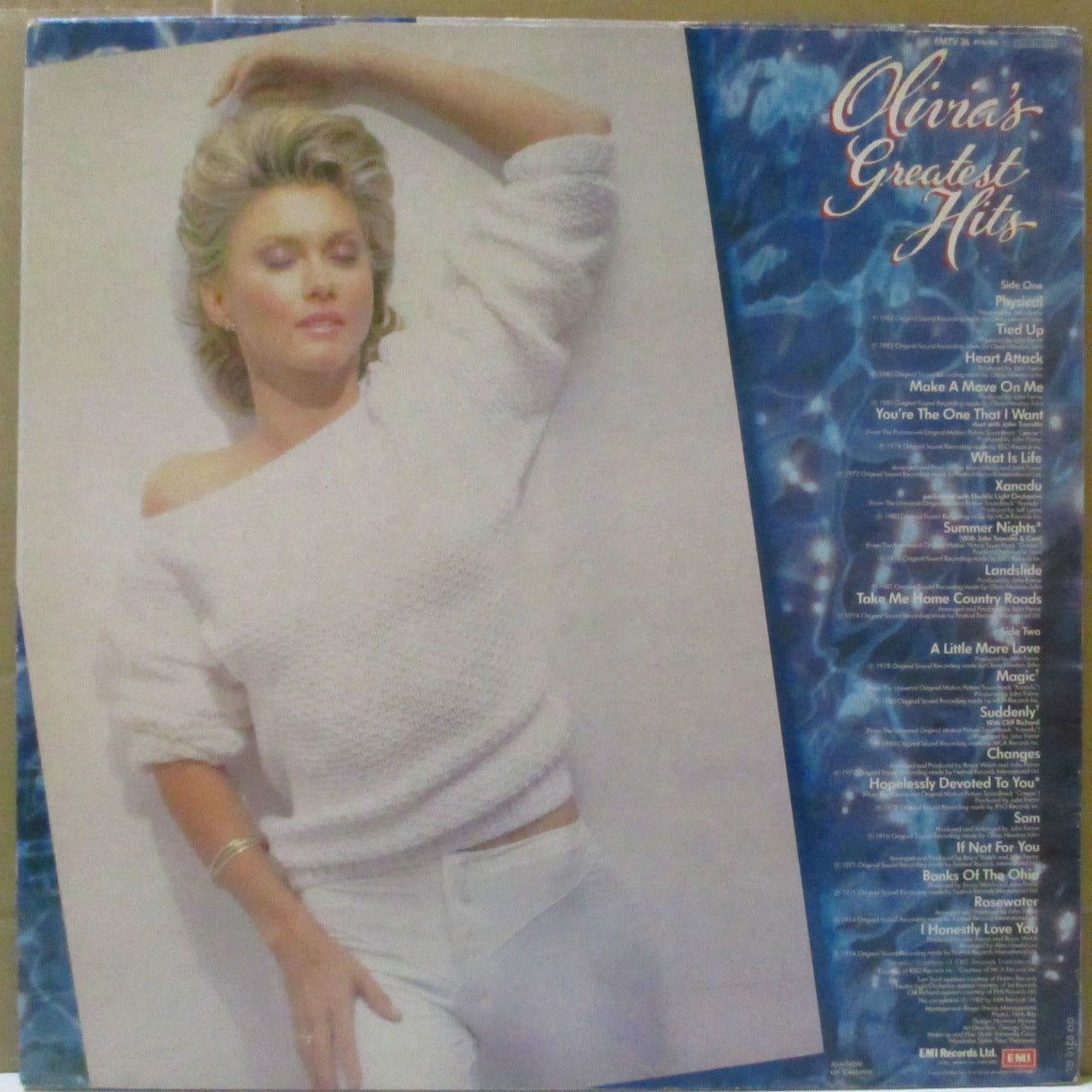 OLIVIA NEWTON JOHN (オリヴィア・ニュートン・ジョン)  - Greatest Hits (UK オリジナル LP)