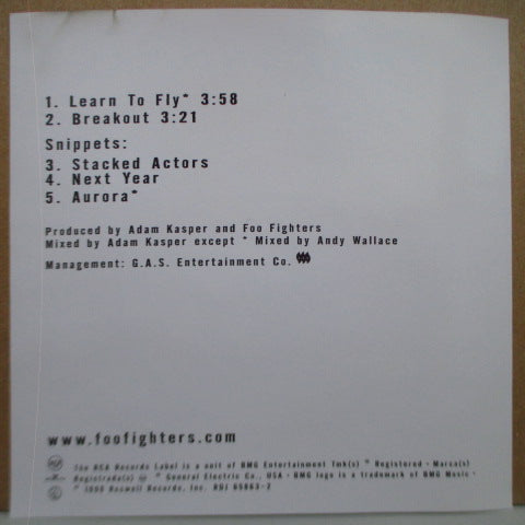 FOO FIGHTERS - There Is Nothing Left To Lose (US Promo.CD)