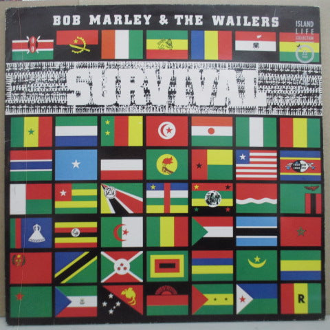 BOB MARLEY & THE WAILERS - Survival (UK 80's Re LP/Barcode CVR)