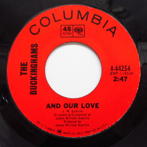 BUCKINGHAMS - Hey Baby / And Our Love (Orig.)