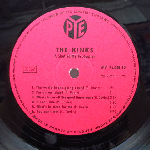 KINKS (キンクス) - Till The End Of The Day (France Orig.Mono LP)