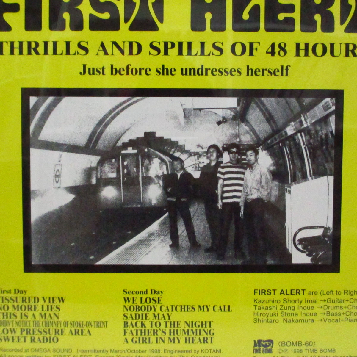 FIRST ALERT - Thrills And Spills Of 48 Hours (Re LP/Numbered Yellow CVR)