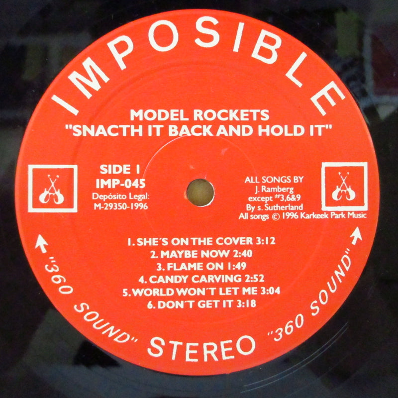 MODEL ROCKETS, THE (ザ・モデル・ロケッツ)  - Snatch It Back It And Hold It (Spain Orig.LP)