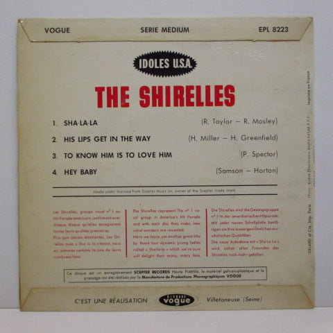 SHIRELLES - Sha-La-La +3  (France Orig.EP/CFS)