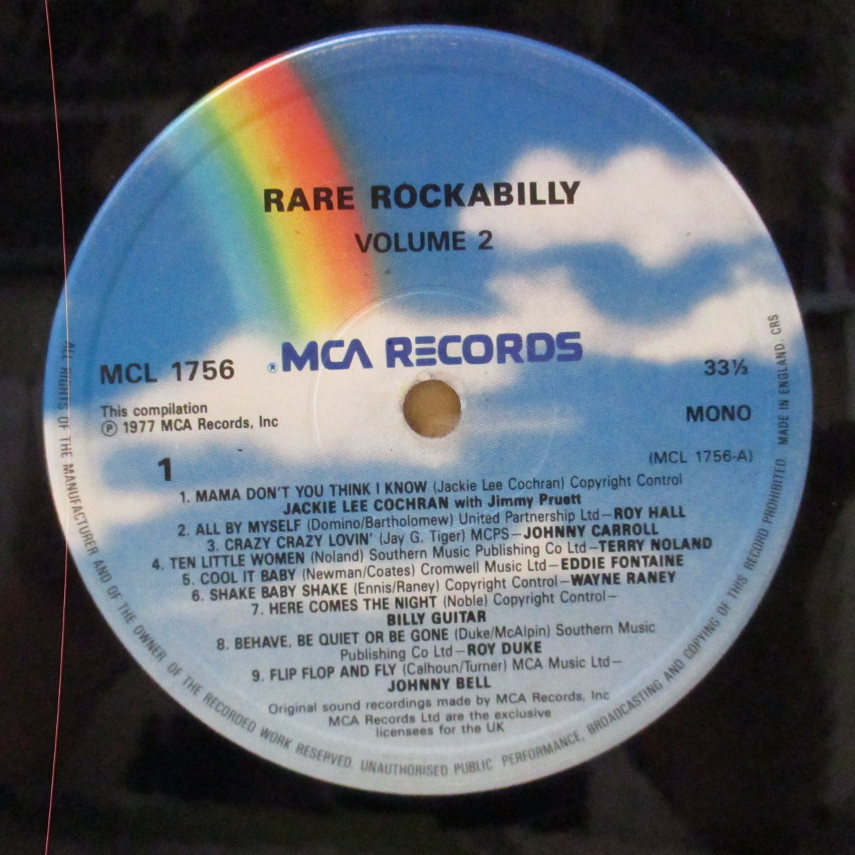 V.A. - Rare Rockabilly Vol.2 (UK '83 Re Mono LP)