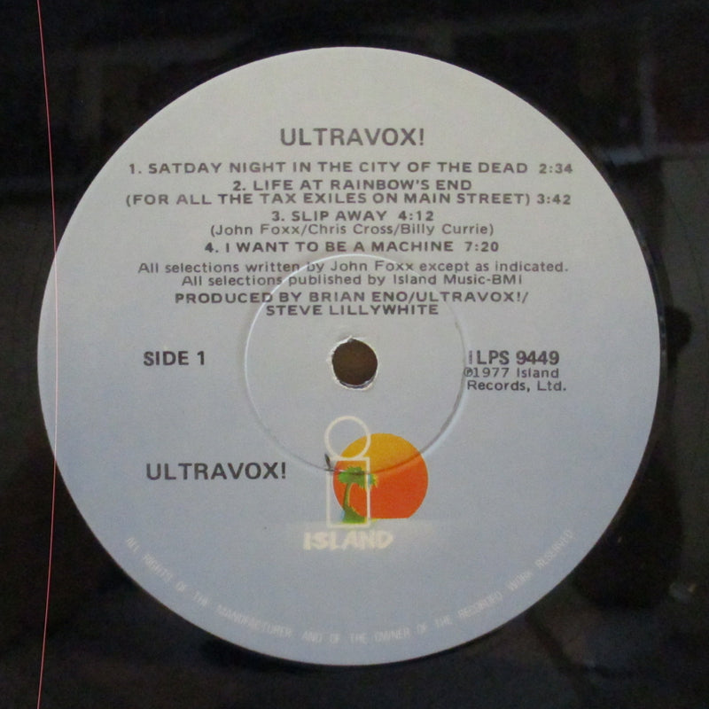 ULTRAVOX - S.T. (US Orig.Blue Lbl. LP/GS)