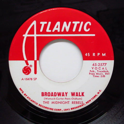 MIDNIGHT REBELS - Broadway Walk (Atlantic Promo)